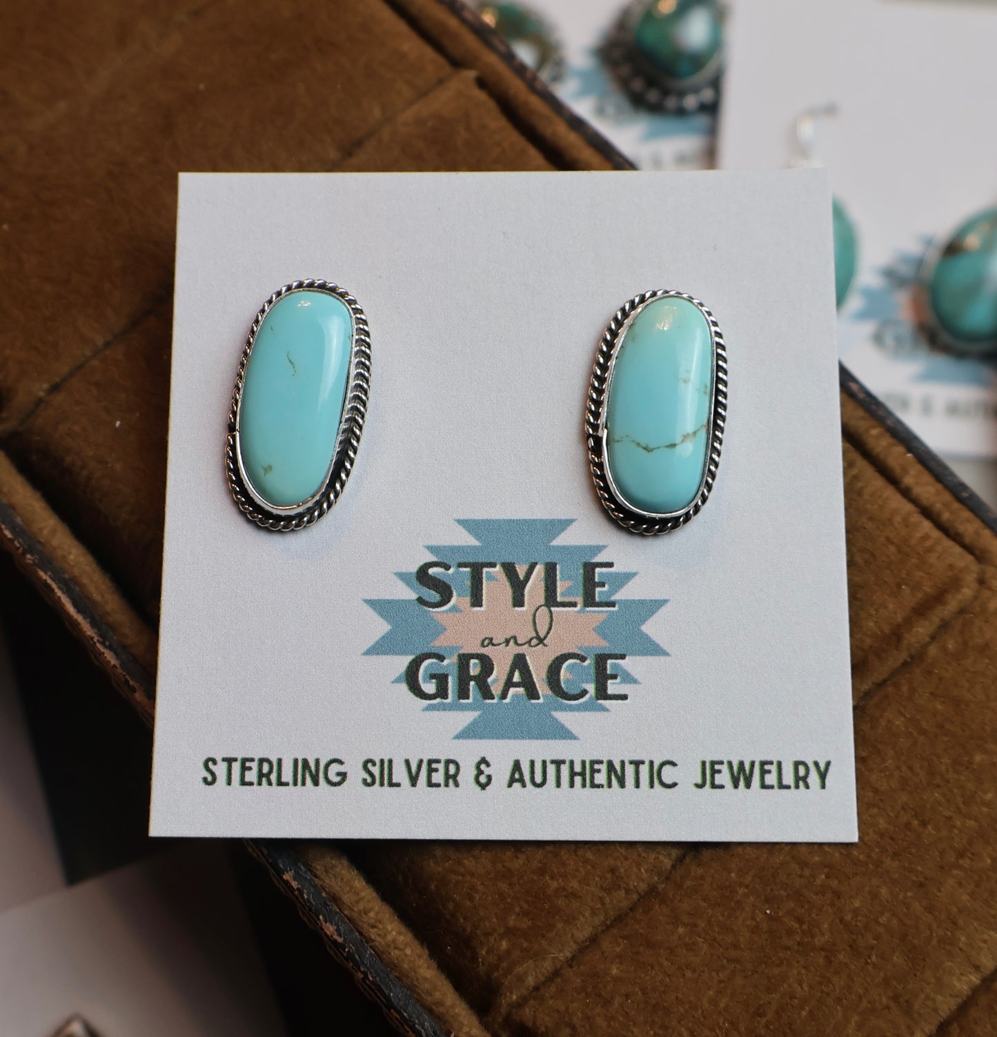 Kingman Bean Earrings
