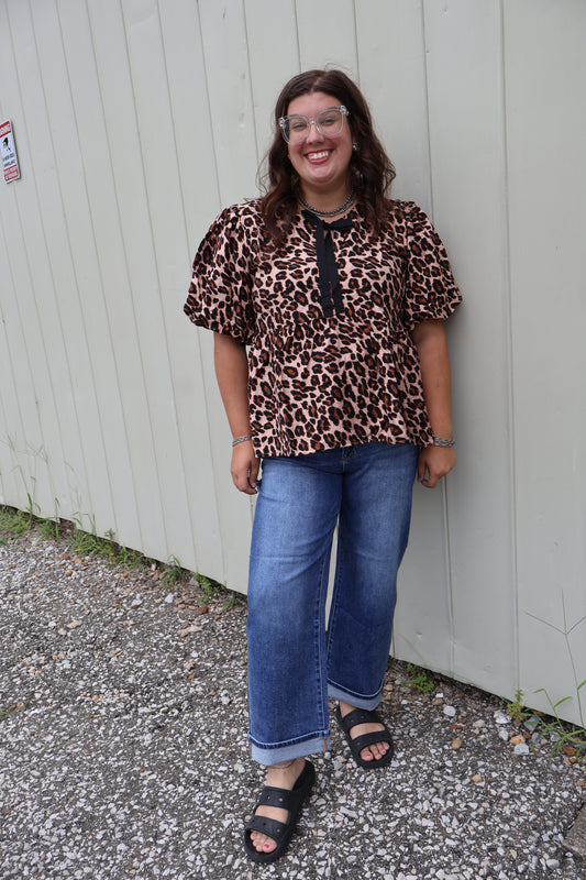 Cheetah Print Top