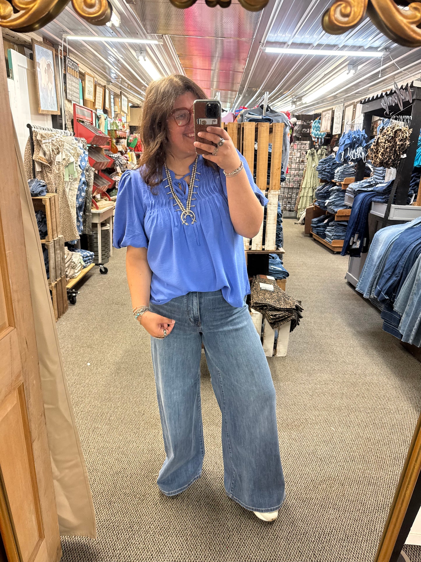 JB High Waist Palazzo Jeans