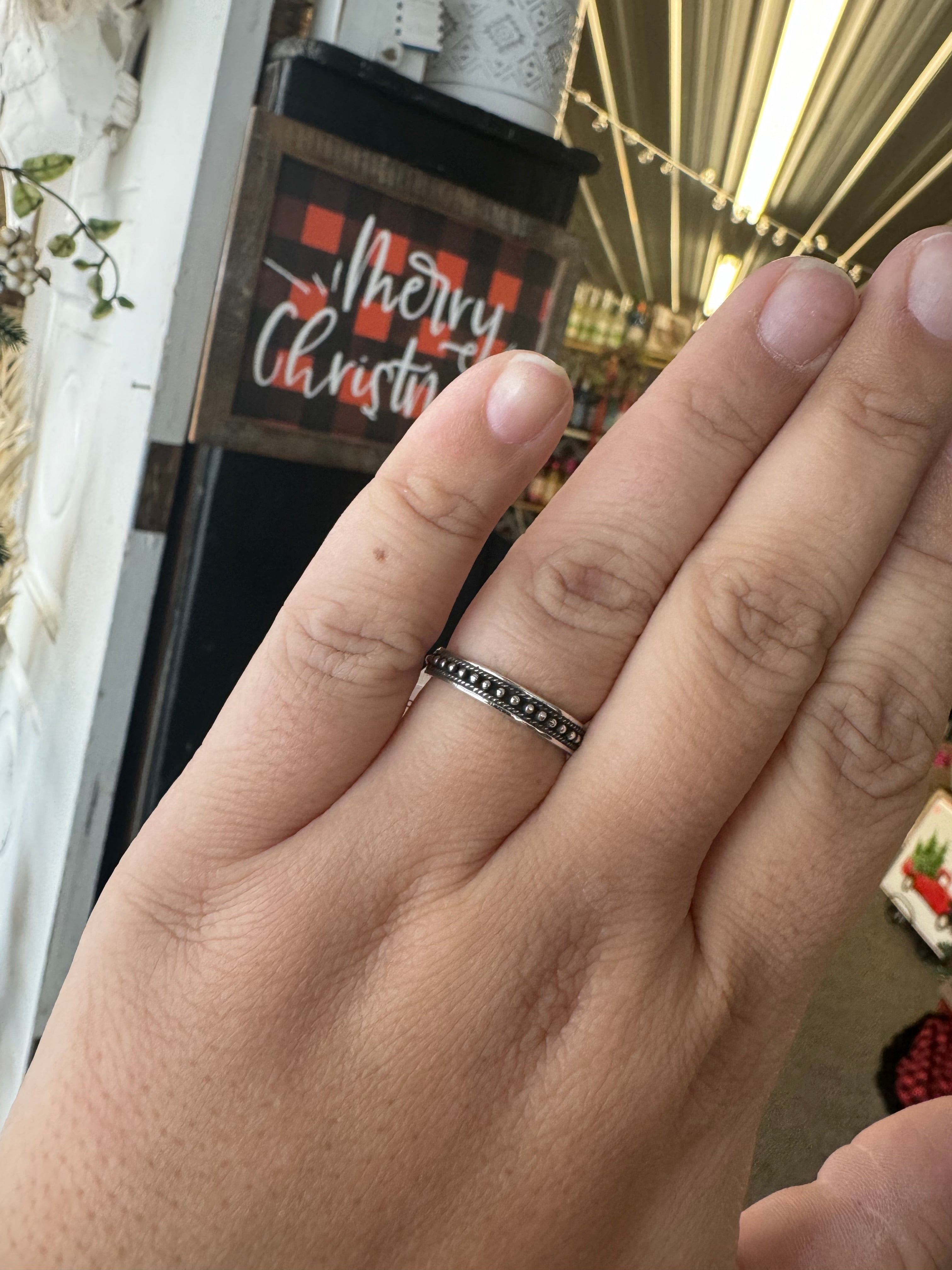 Mini Pearl Stacker Ring