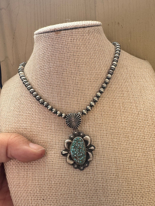 Silver Detail Pendant