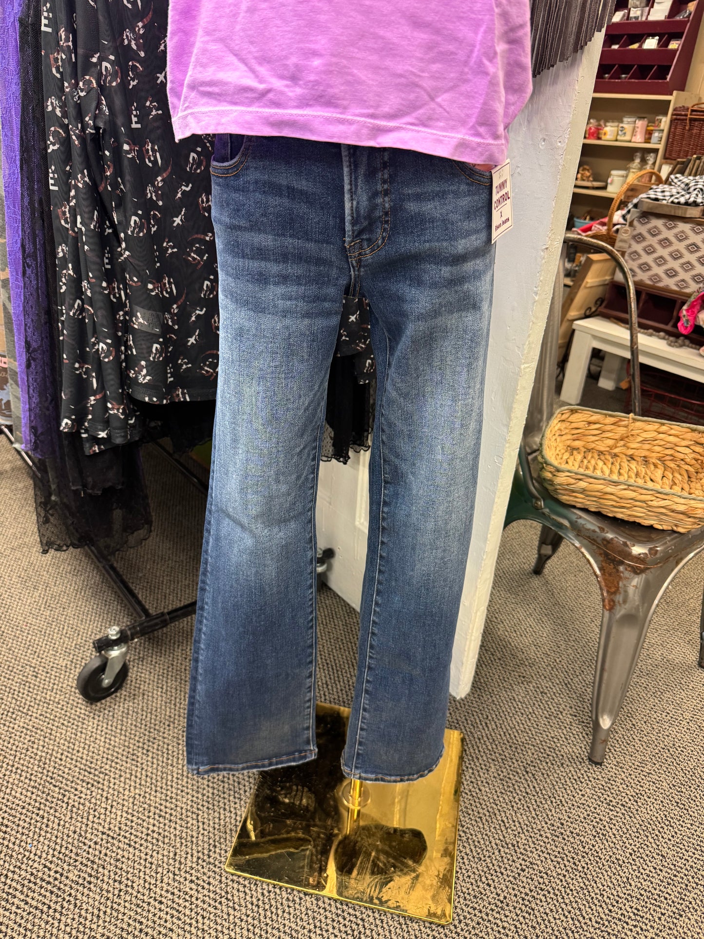 TC low rise bootcut jeans