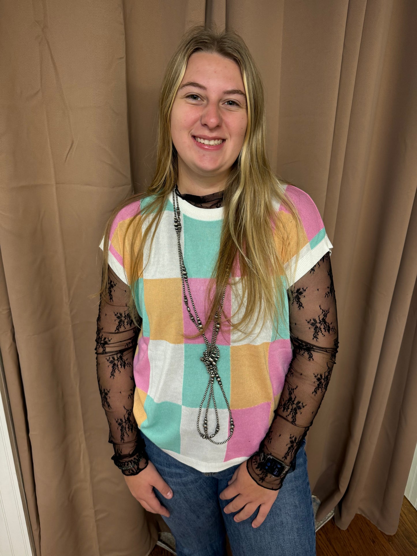 Black Lace Undershirt