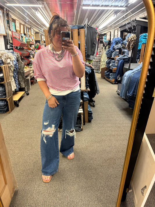 JB Rigid Magic Destructed Jeans