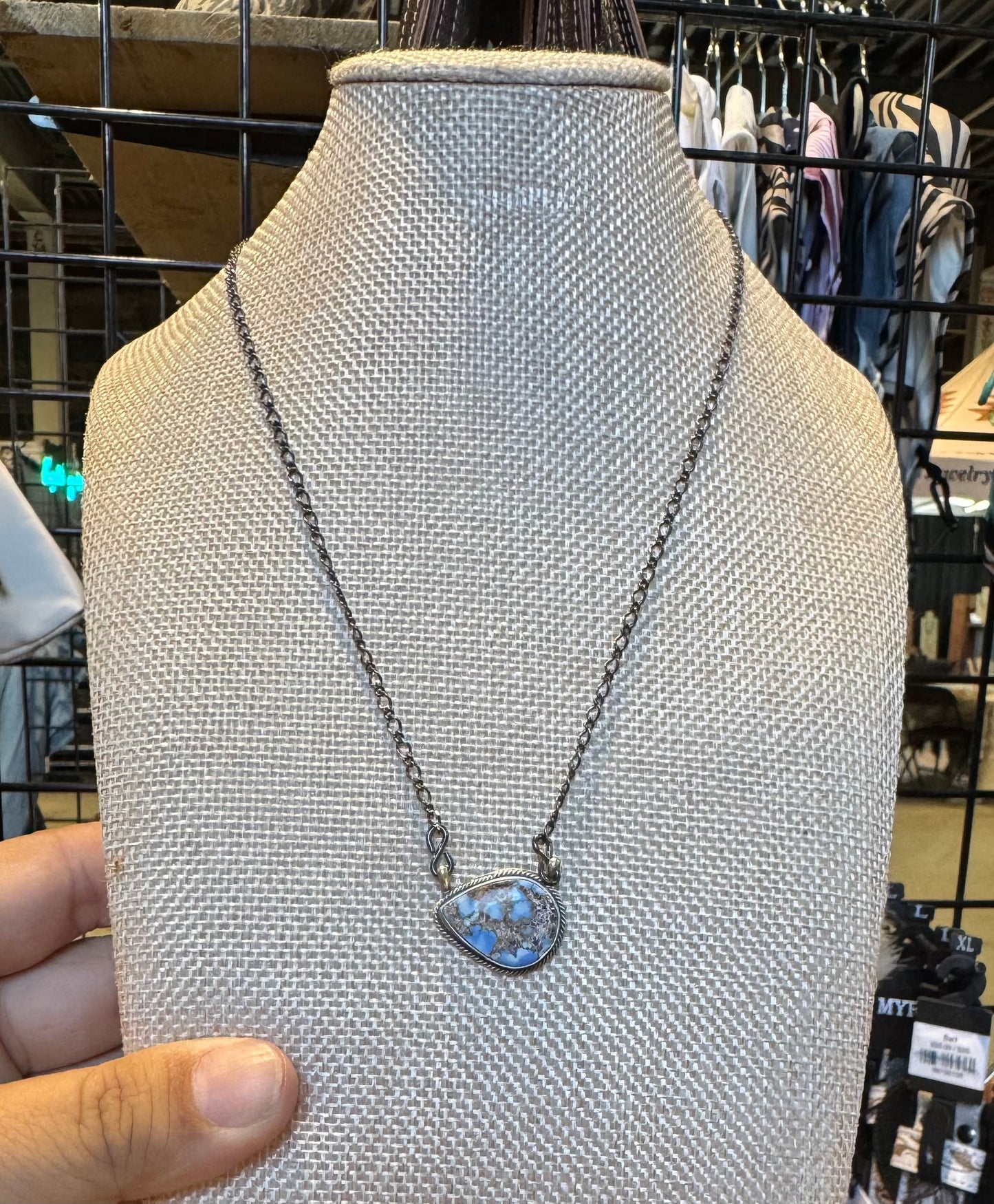 Golden Hills Teardrop Necklace