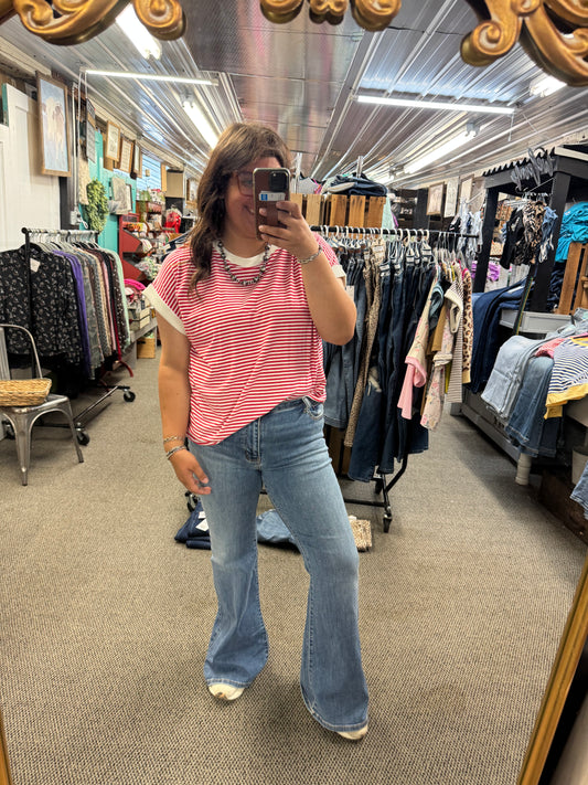 Ruby Striped Top