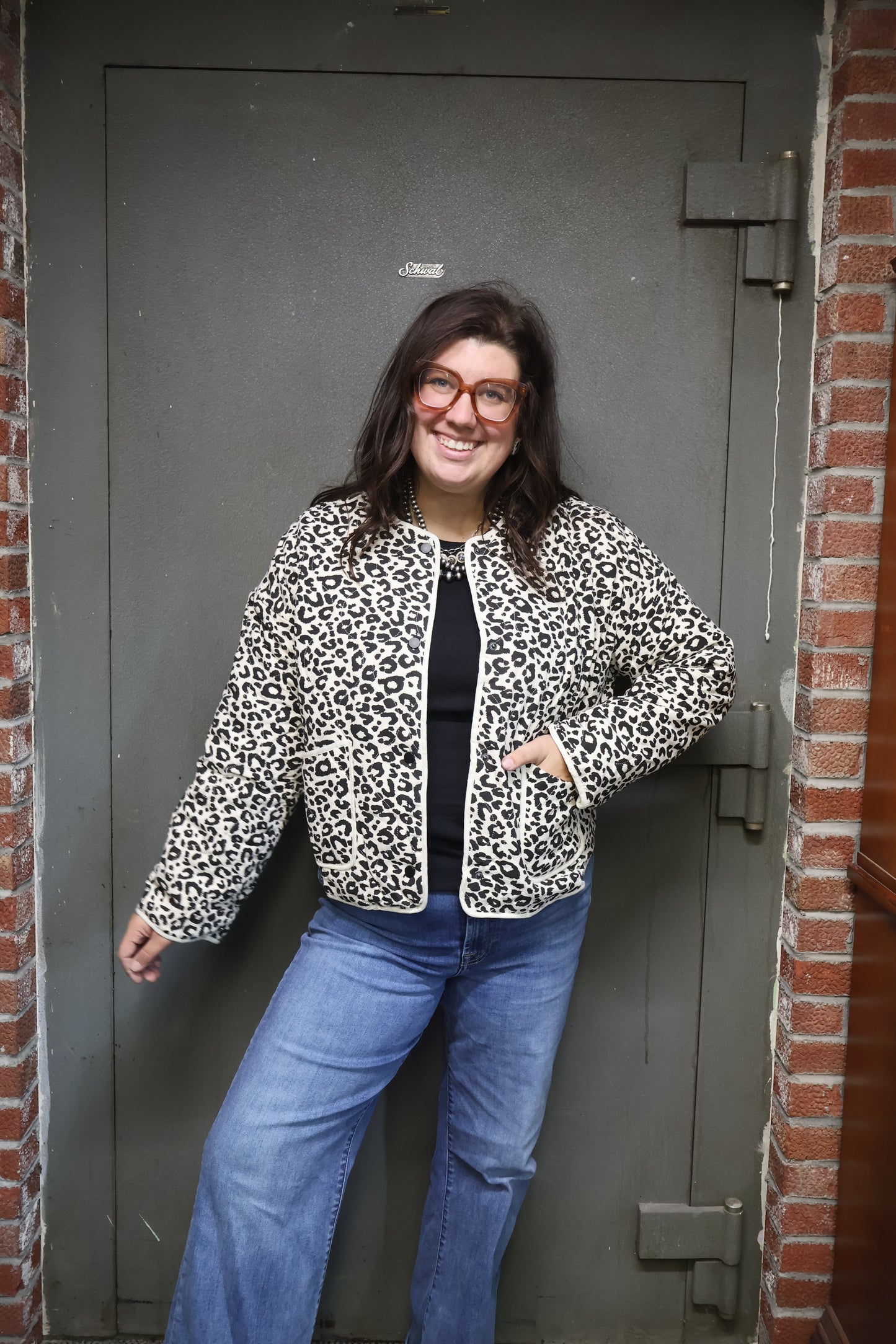 Cheetah Quilted Jacket