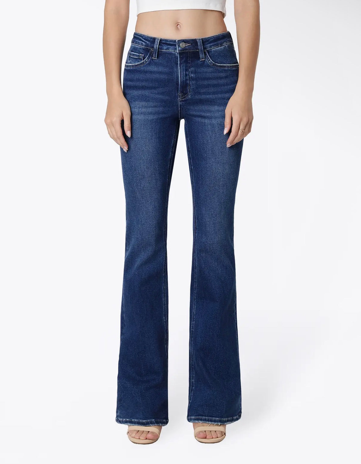 High Rise Bootcut Jeans