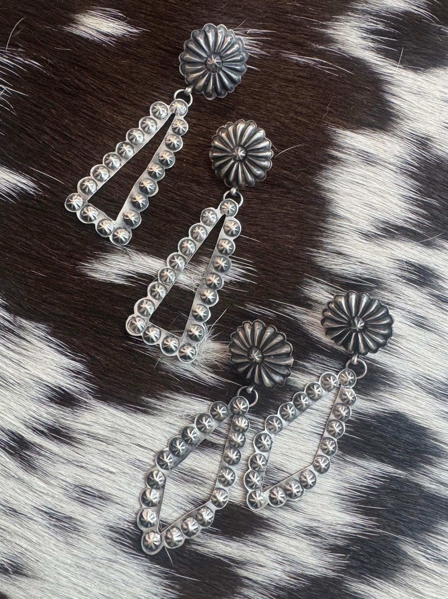 Concho Dangle Earrings