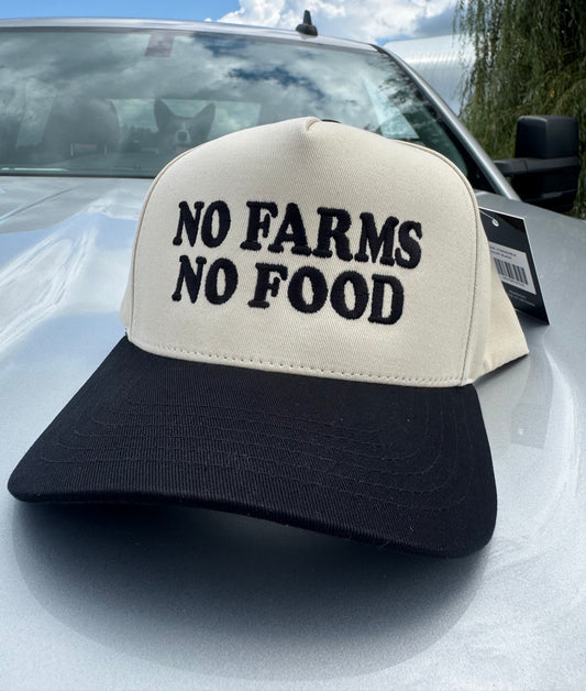 No Farms No Food Trucker Hat
