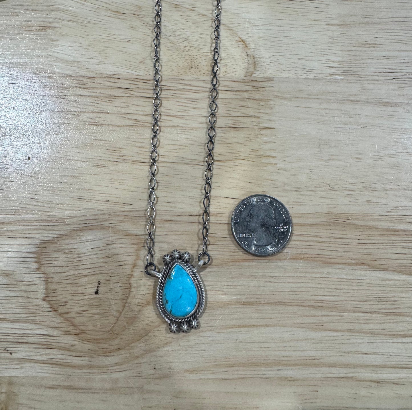 T Turquoise Small Necklace One