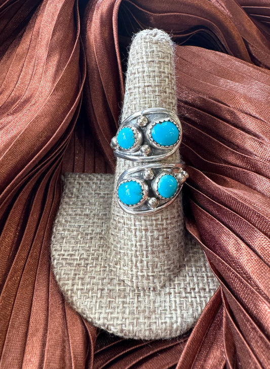 Four Stone Wrap Ring