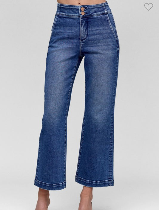 TC Cropped Bootcut Jeans