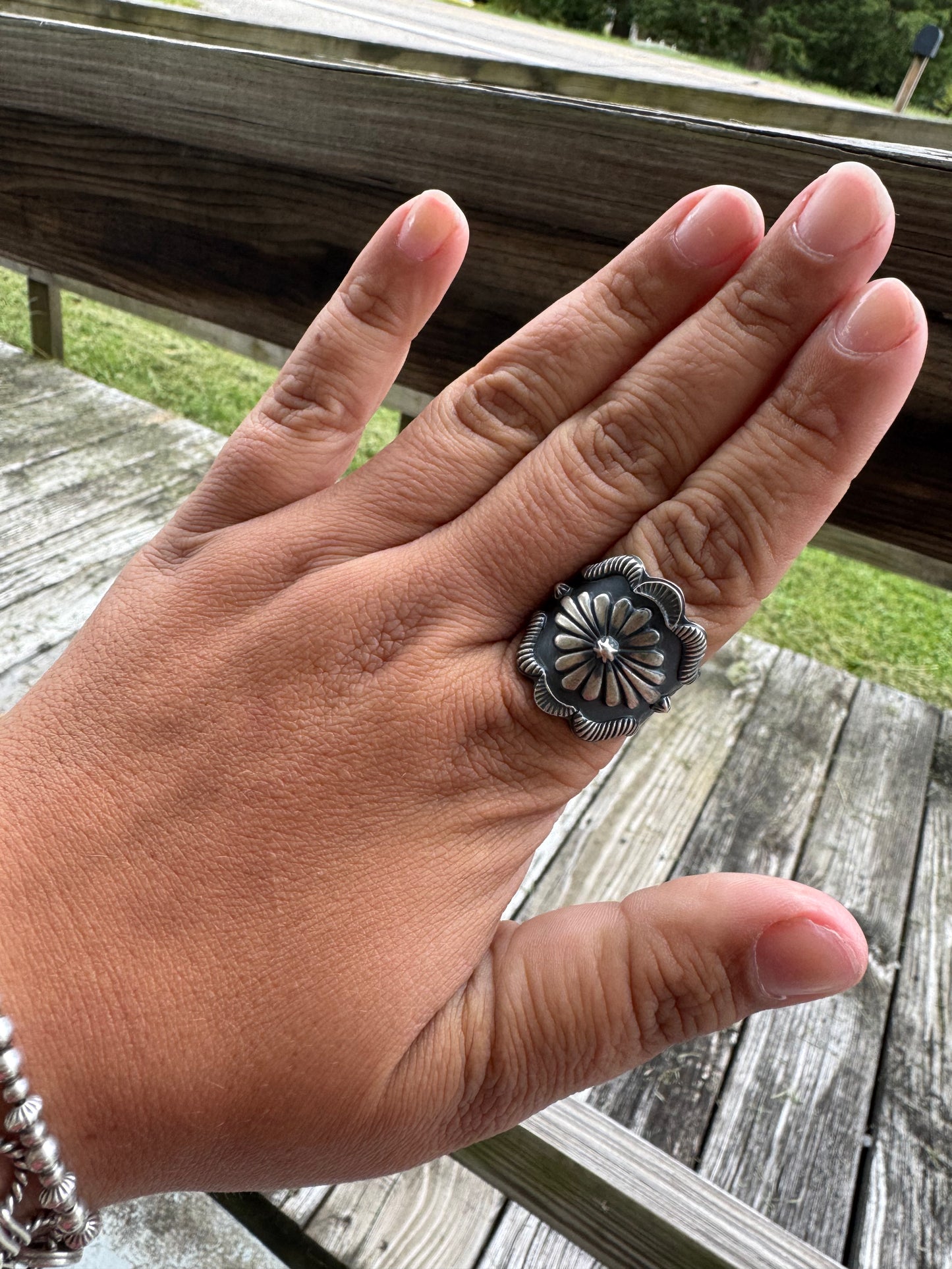 Cigar Band Style Ring