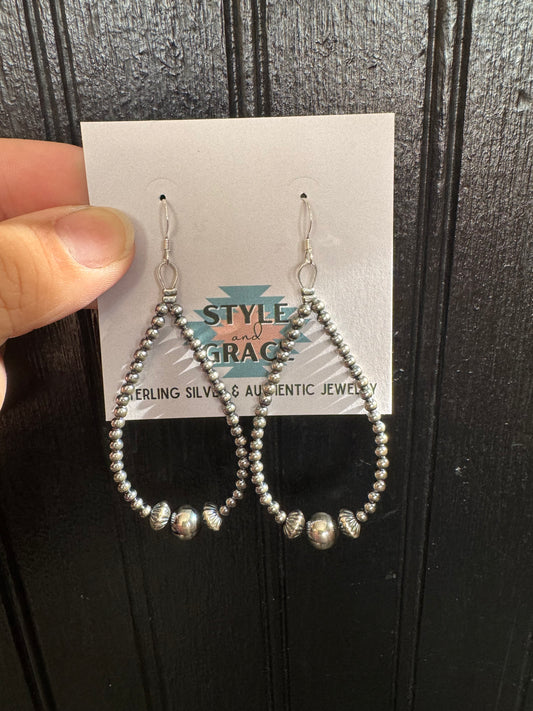 Medium Teardrop Hoops