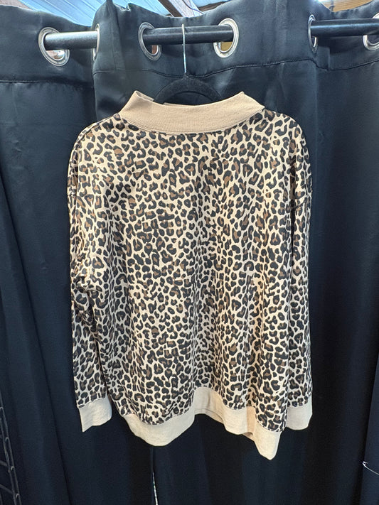 Cheetah Mockneck