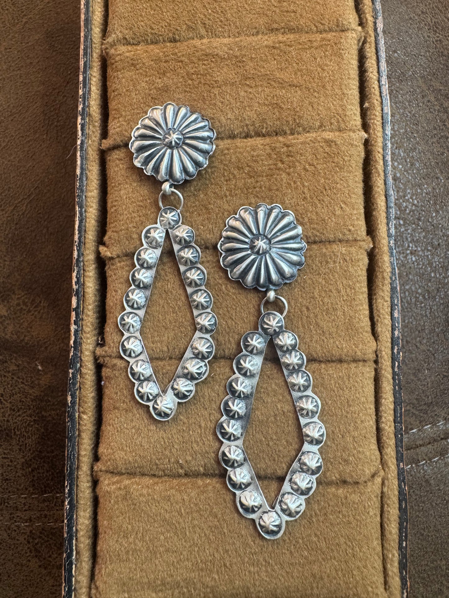 Concho Dangle Earrings