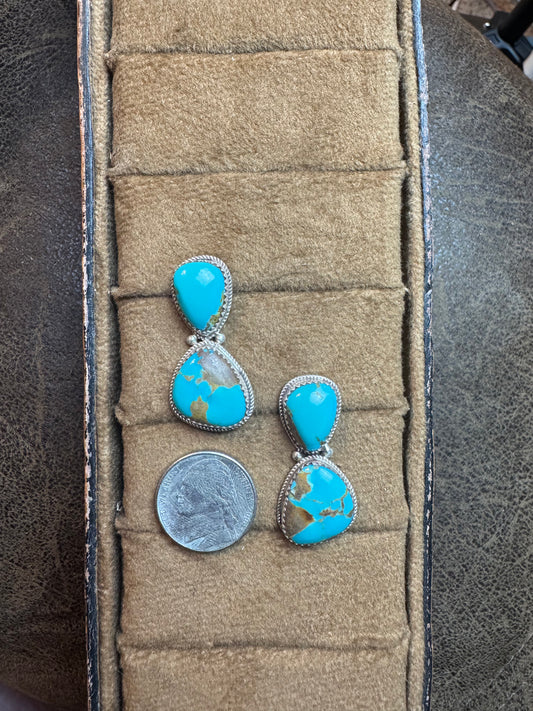Funky Turquoise Earrings