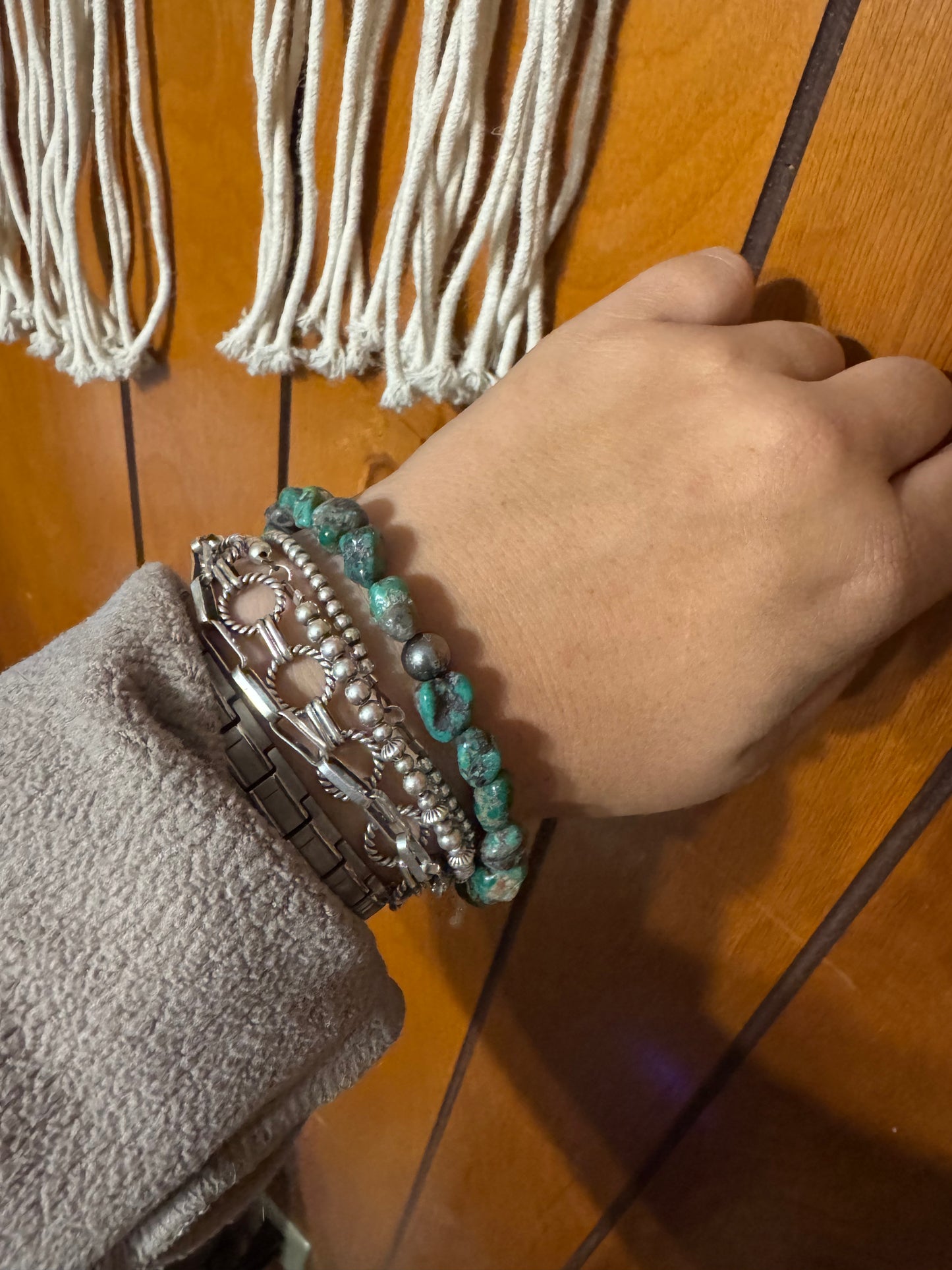 Turquoise Nugget Bracelet