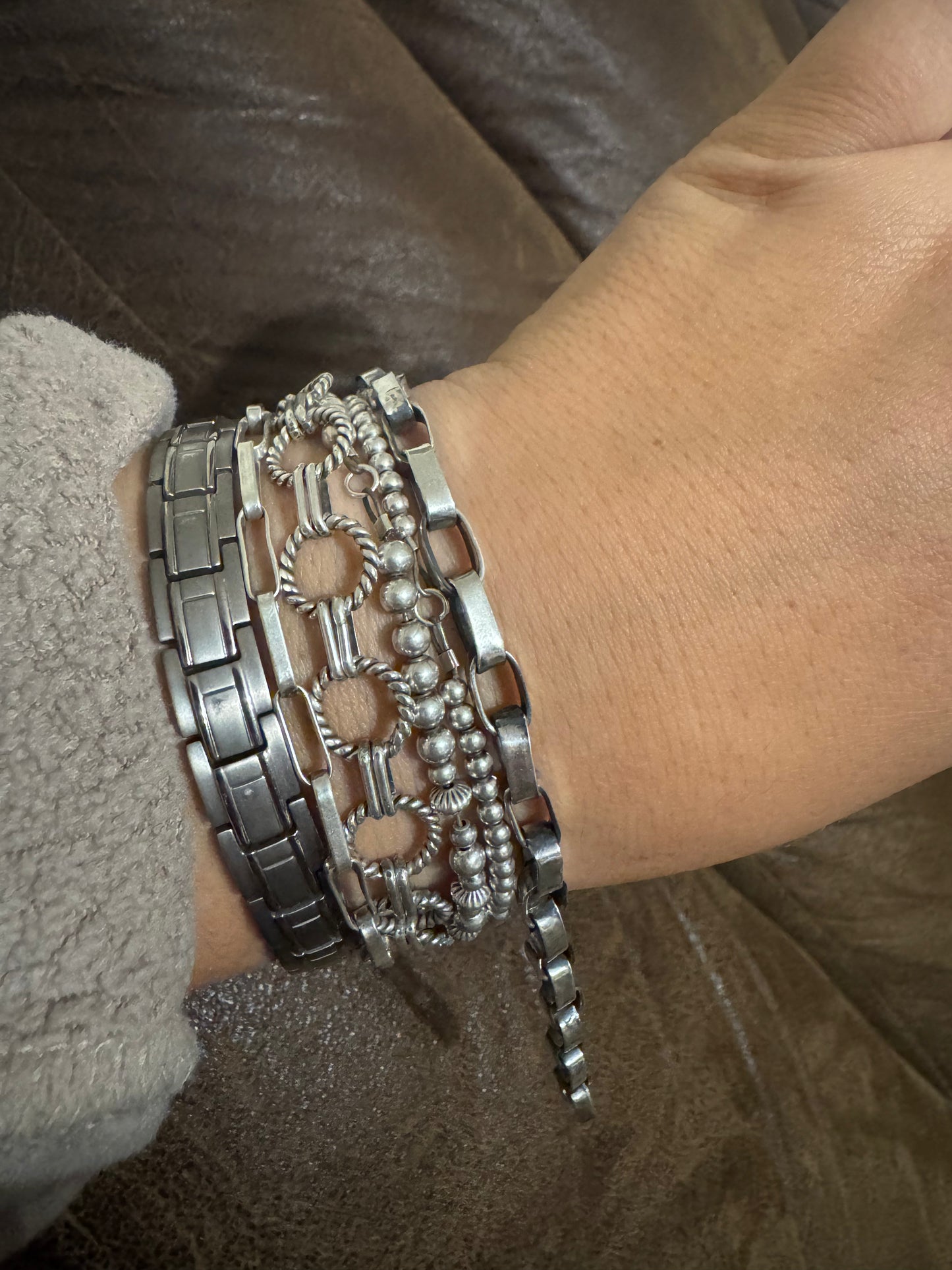 Thick Box Chain Bracelet