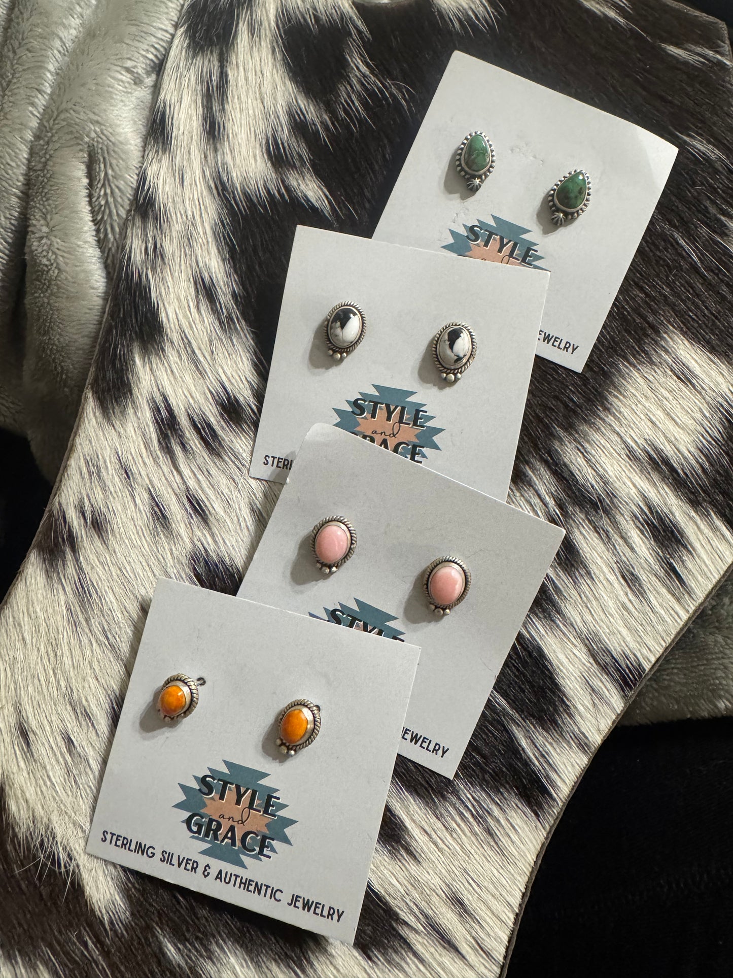 Colorful Mini Stud Earrings