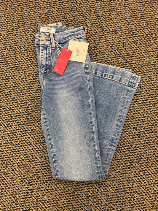 Acid Wash Bootcut Jeans