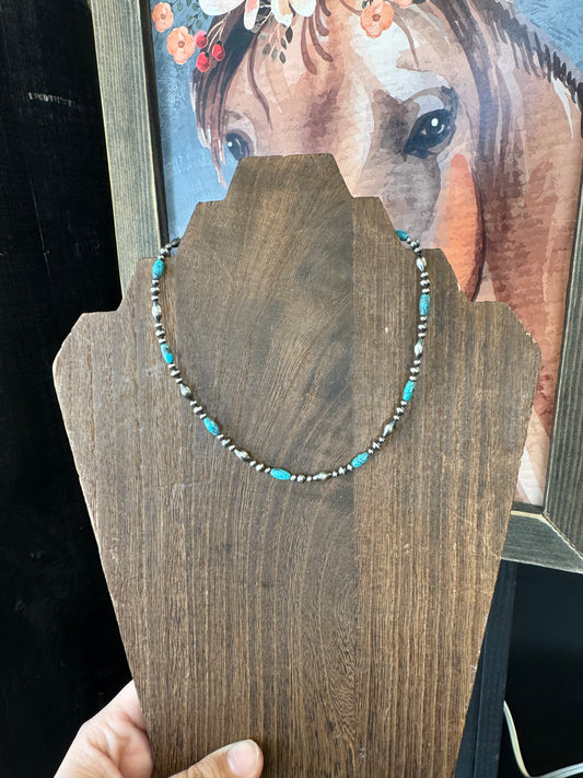 Turquoise Torpedo Necklace