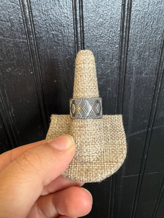 Thick Aztec Ring