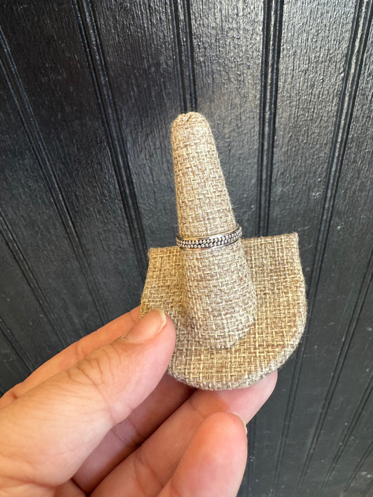 Double Dot Stacker Ring