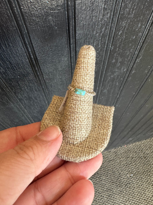 Turquoise Nugget Stacker Ring