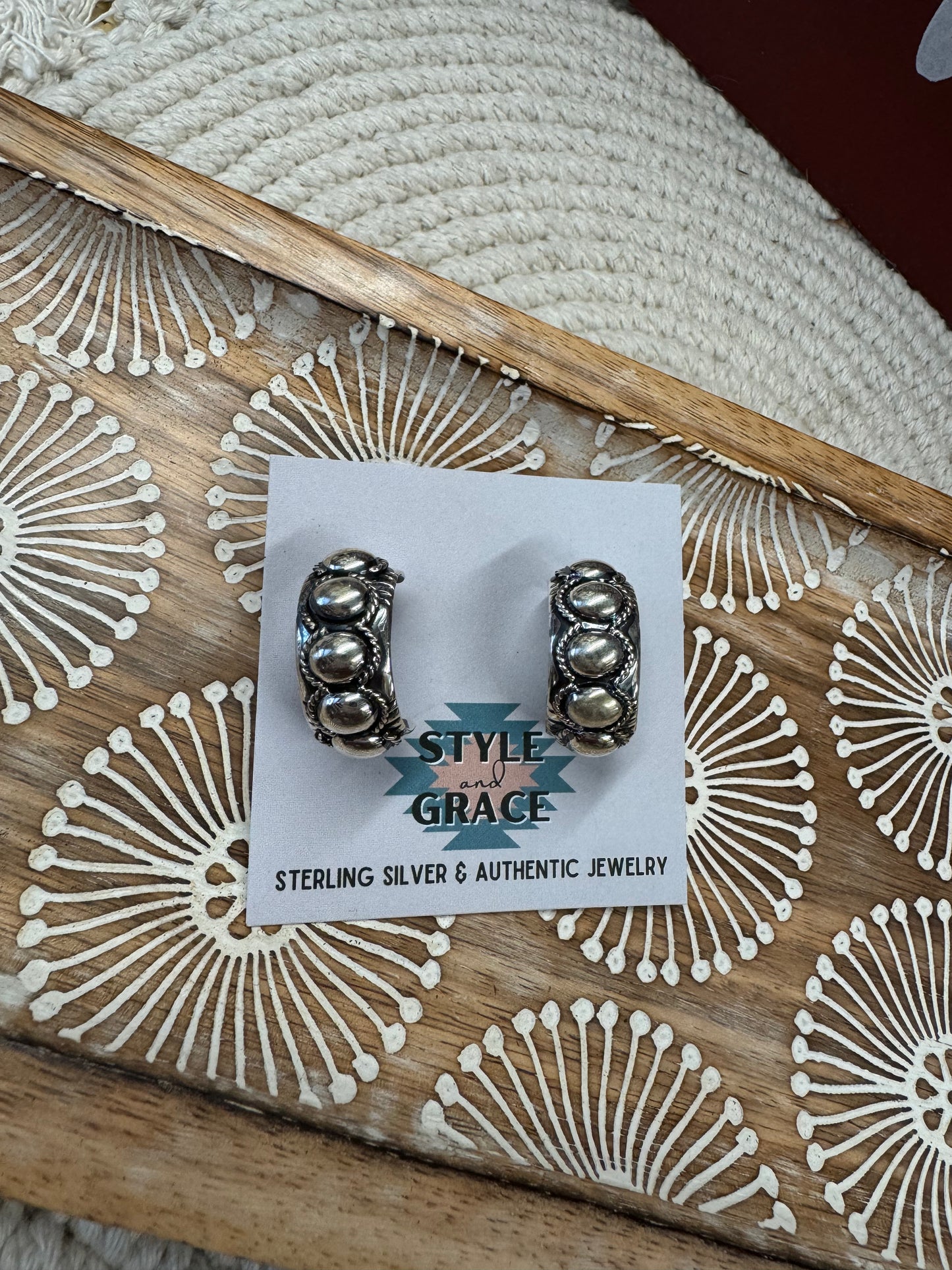 Thick Hoop Earrings