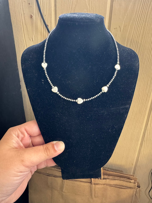Pearl Heart Necklace