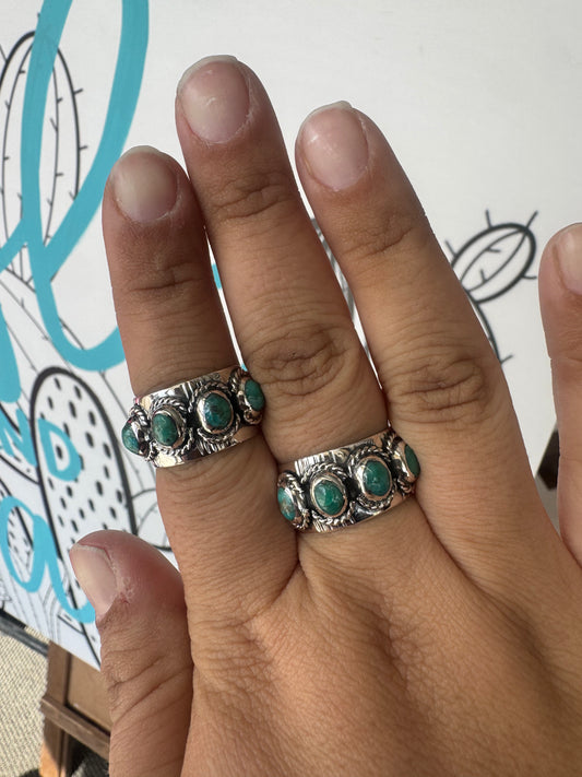 Five Stone Turquoise Ring