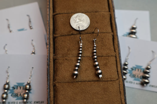 Mixed Pearl Drop Earrings