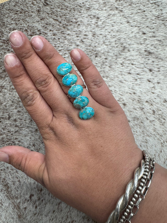 Five Stone Crawler Ring