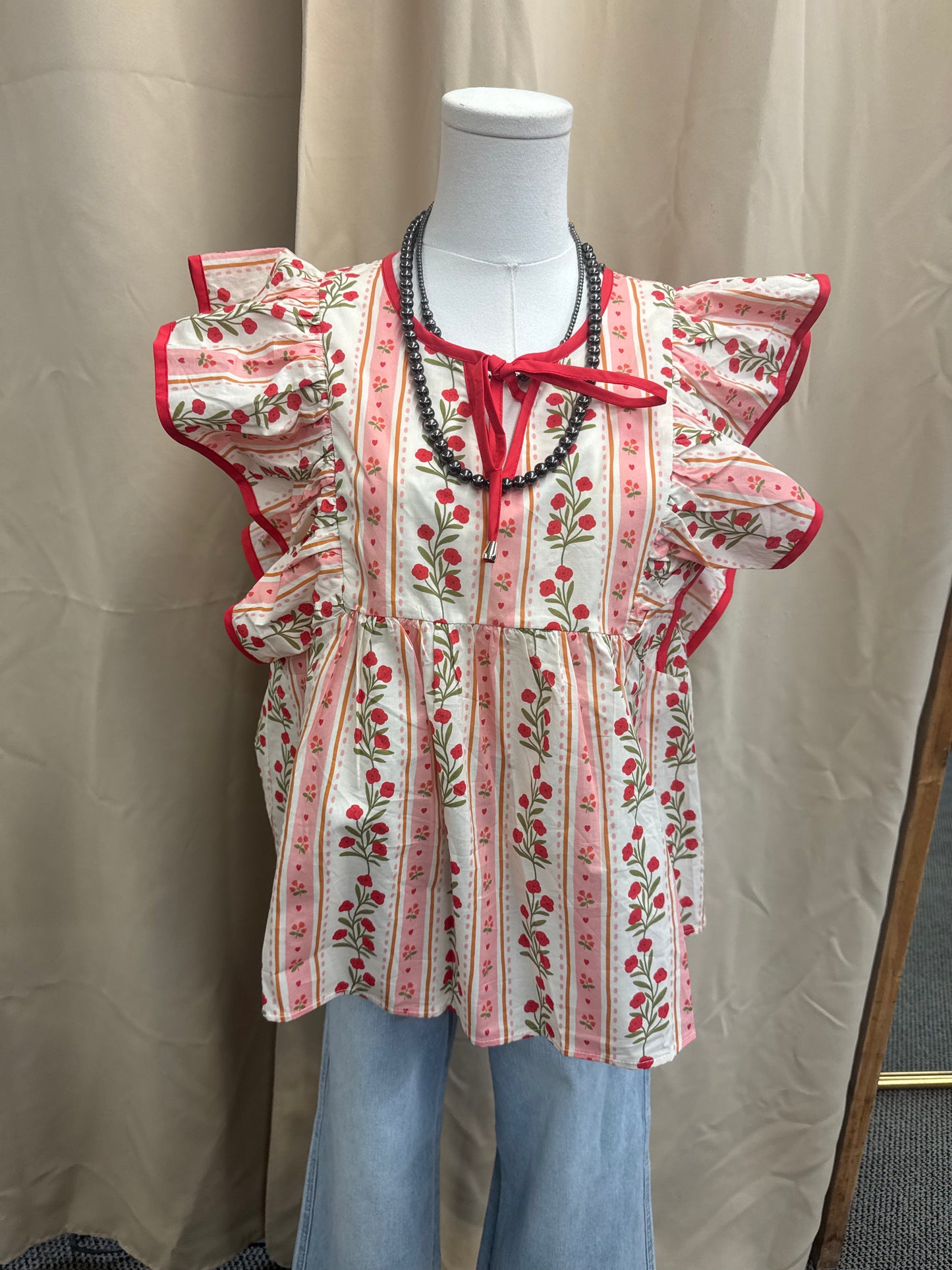 Red Trim Top