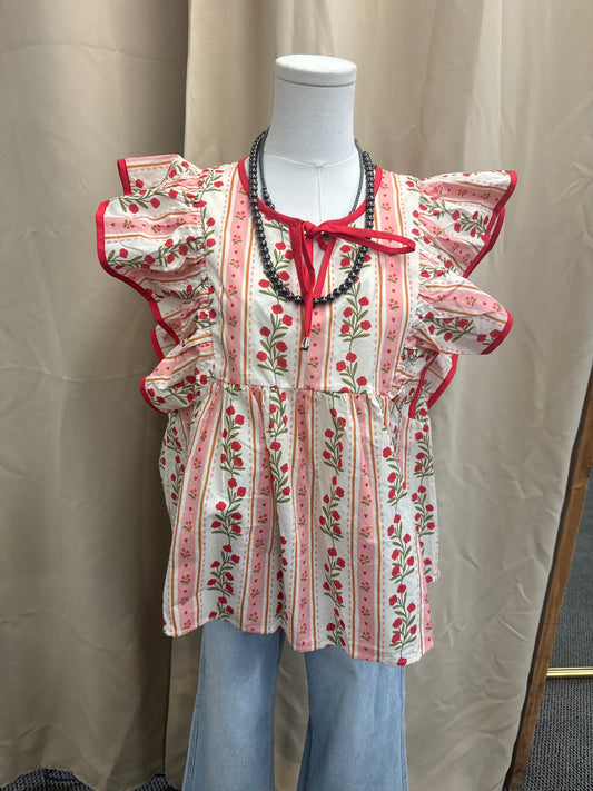Red Trim Top