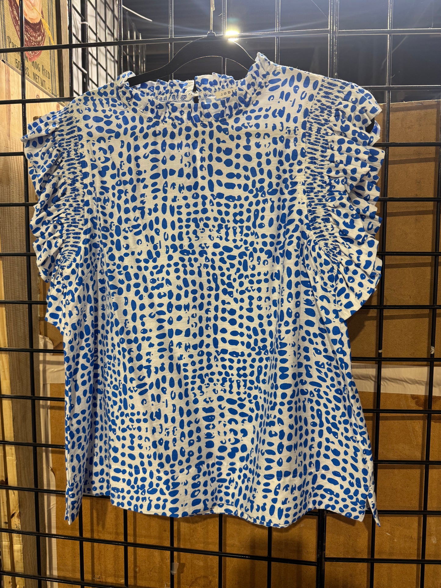 Royal Print Top