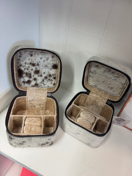 Small Cowhide Jewelry Box