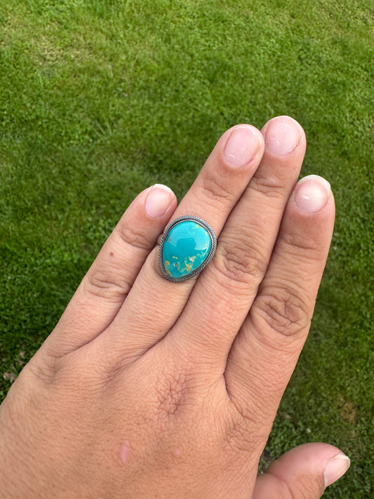 Kingman Teardrop Ring