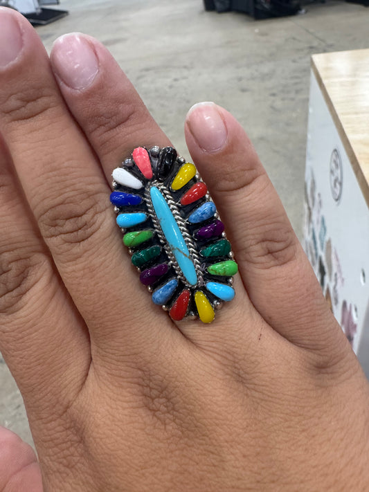 Colorful Cluster Ring