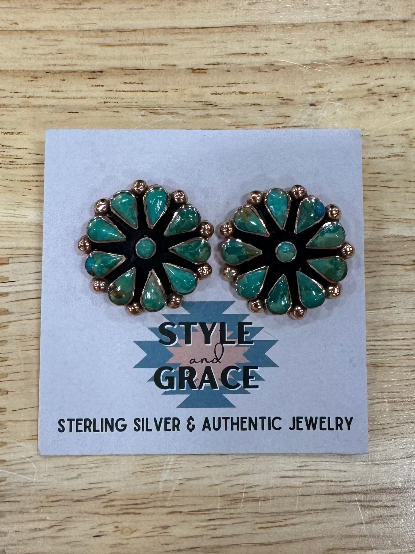 Circle Cluster Earrings - other metals