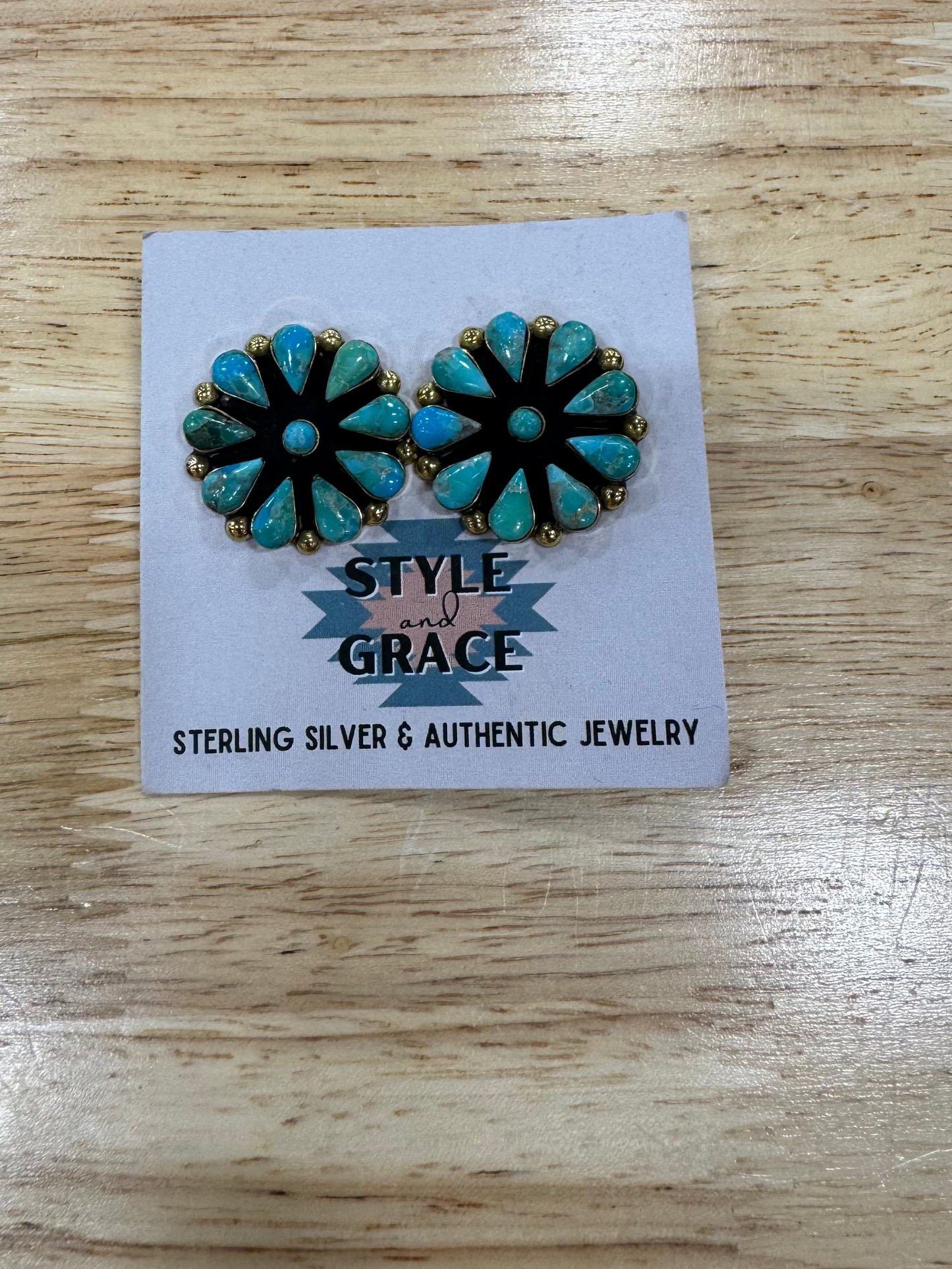Circle Cluster Earrings - other metals