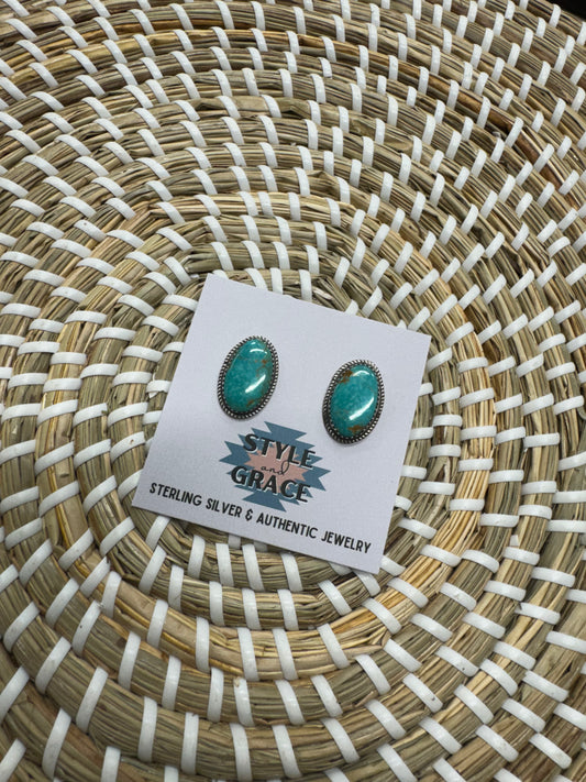 Turquoise One Earrings