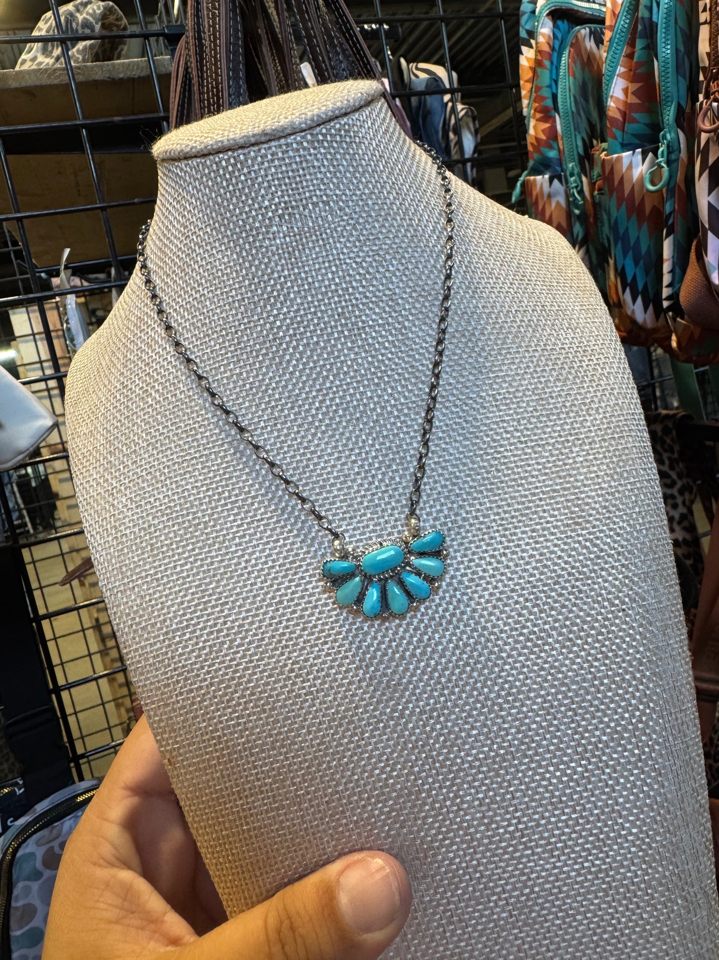 Mini Half Cluster Necklace