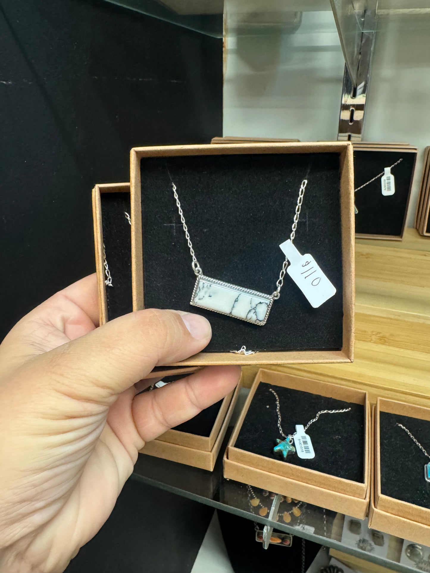 Sterling Silver Bar Necklace