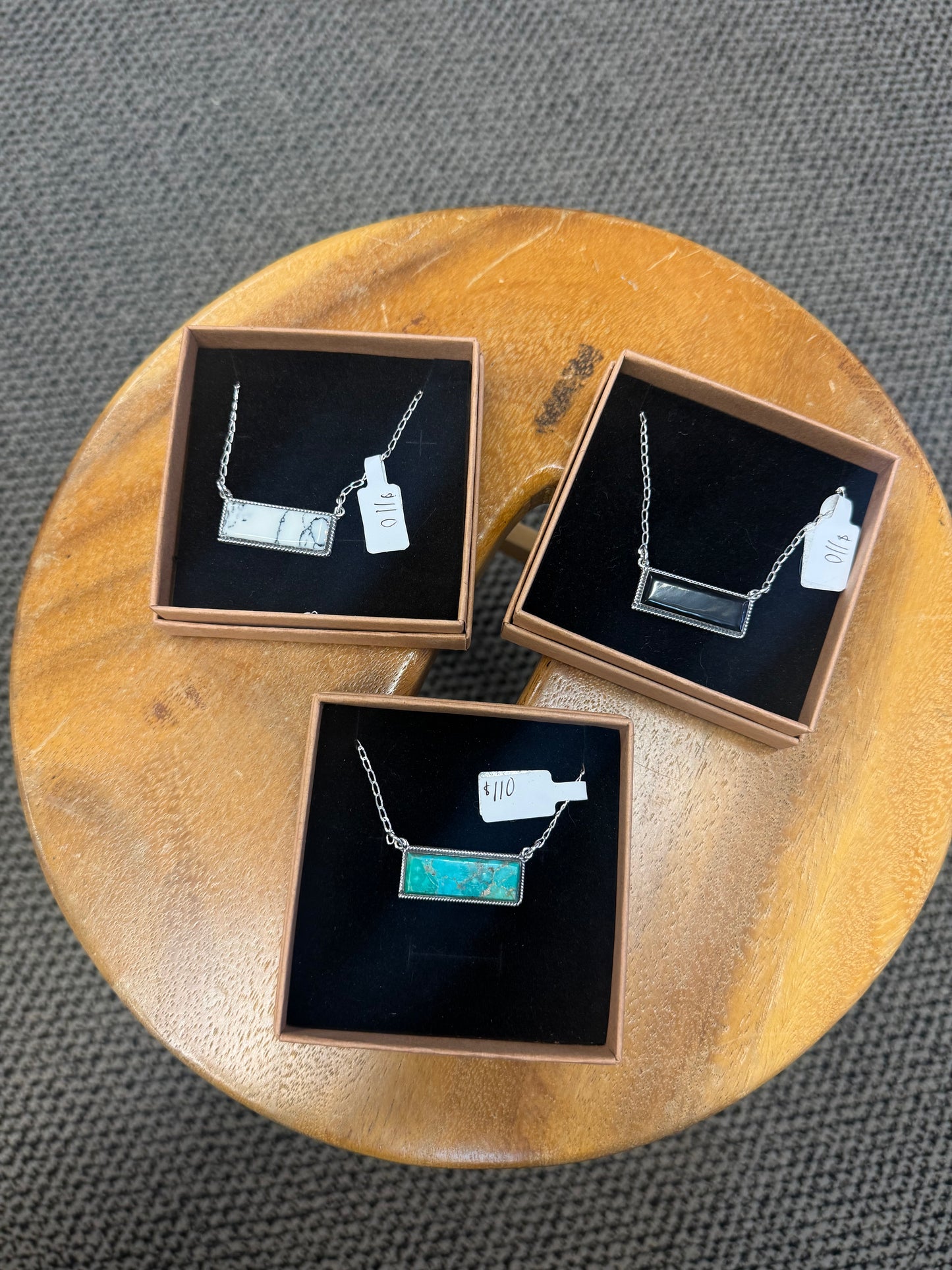 Sterling Silver Bar Necklace