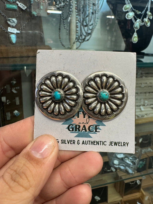 Big Concho Earrings