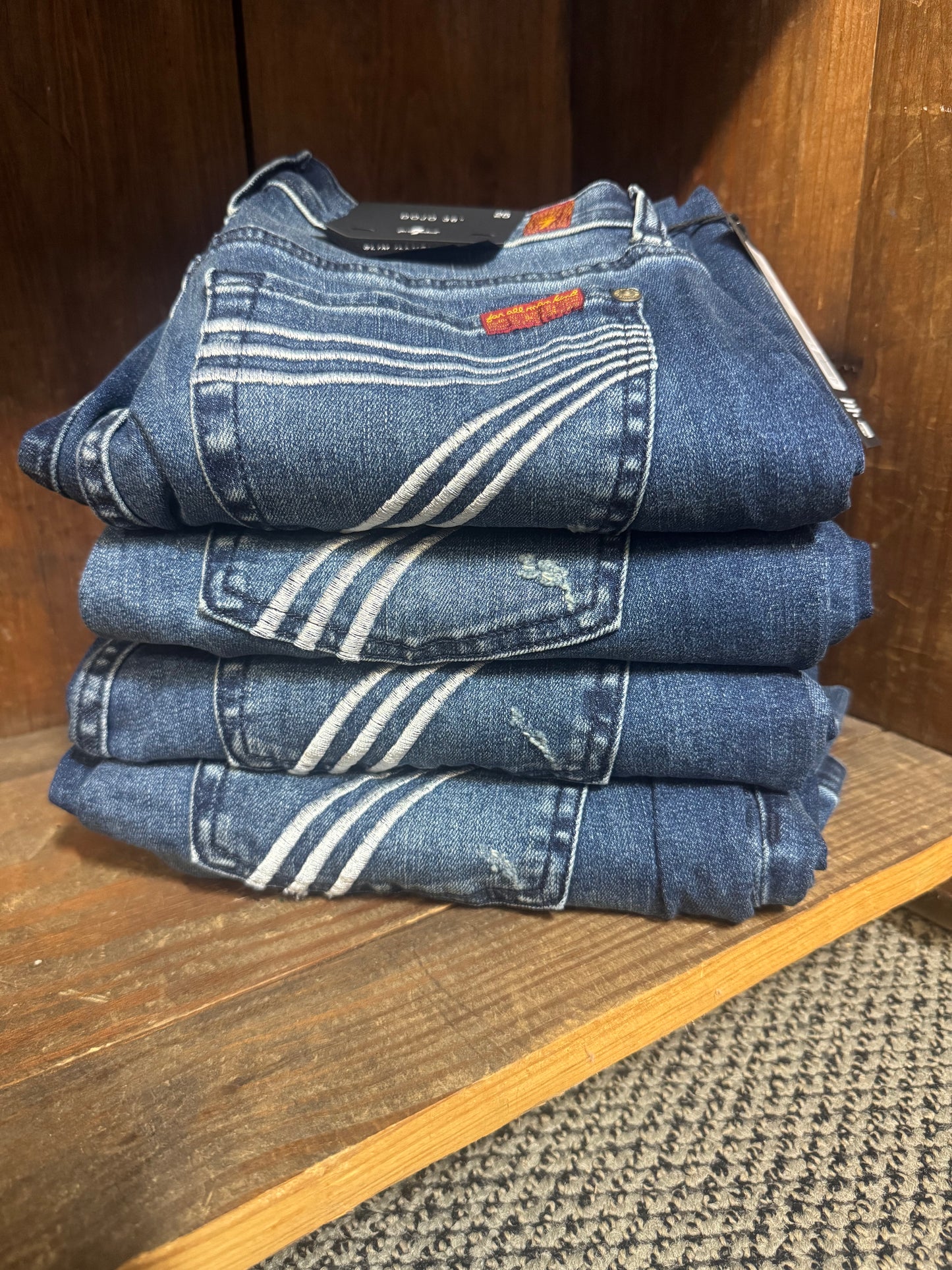 7FAM Dojo 36 inch inseam in Lake Blue