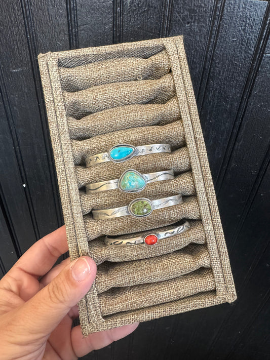 Stone Cuff Bracelet